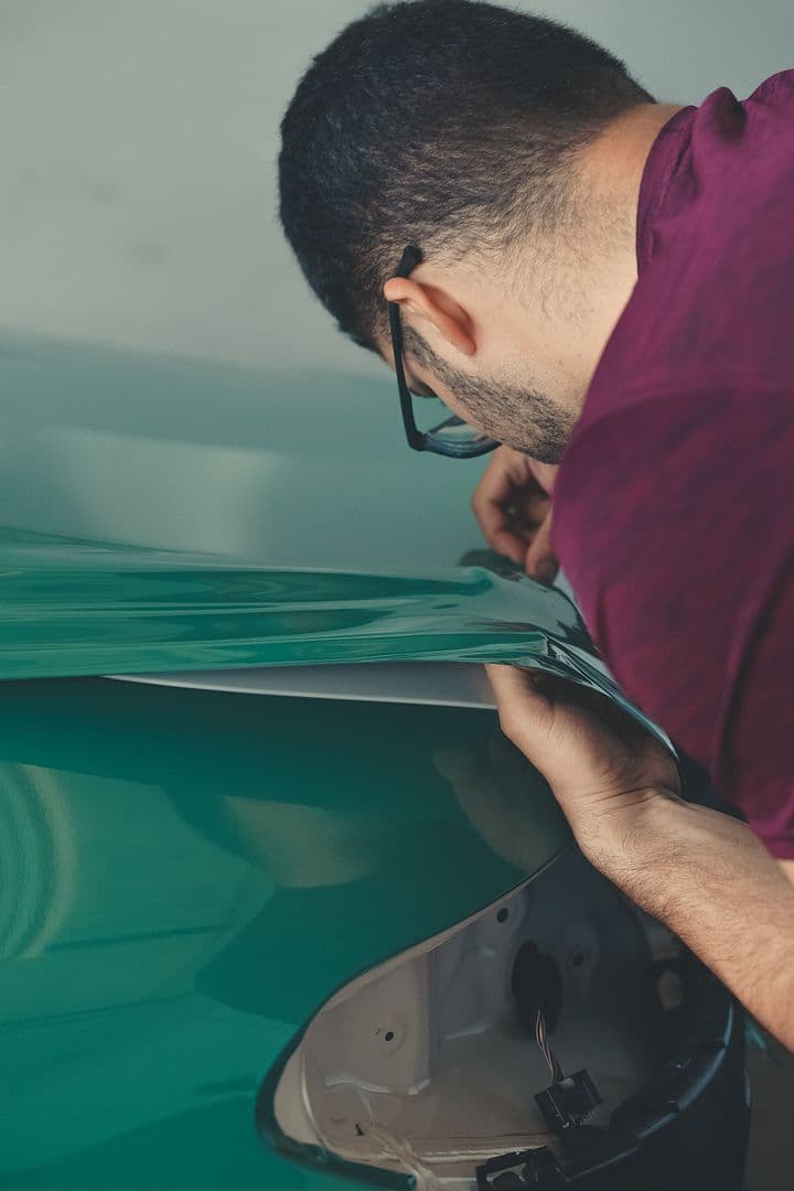 Custom car wrap example